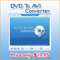 DVD to AVI special offer ad